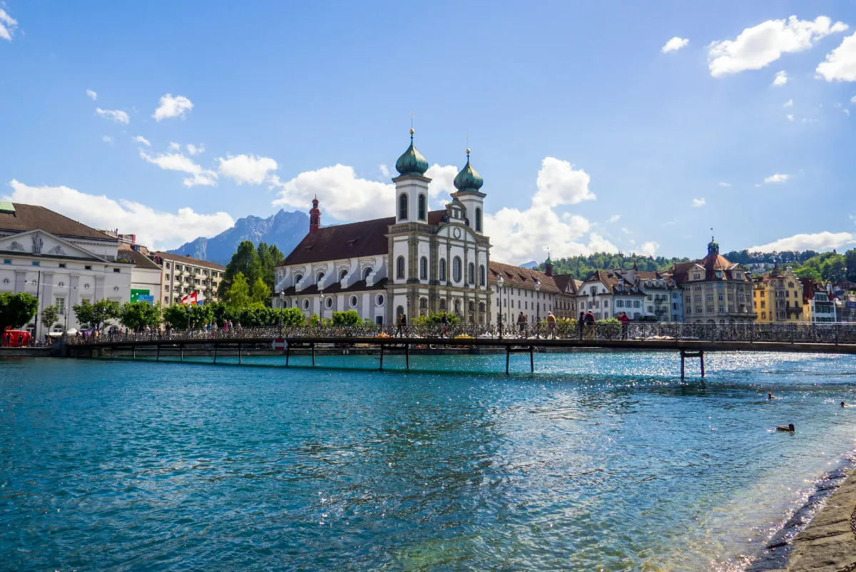 Vue de Lucerne en suisse